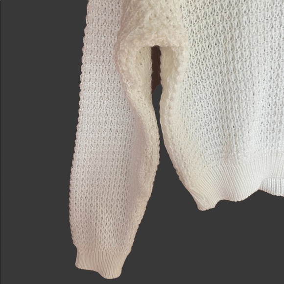 PrettyLittleThing Knit White Sweater - Picture 5 of 6